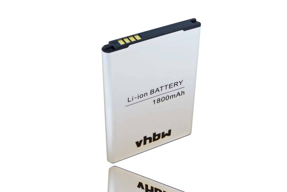 vhbw Akku kompatibel mit LG Bello 2 Dual, II, 2 Handy Smartphone Telefon (1800mAh, 3,7V, Li-Ion)