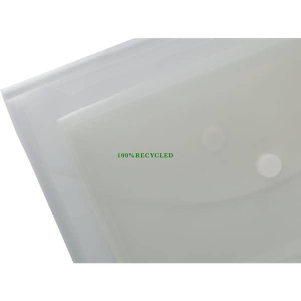 Sichttasche A4quer transparent klar Recycling-PP