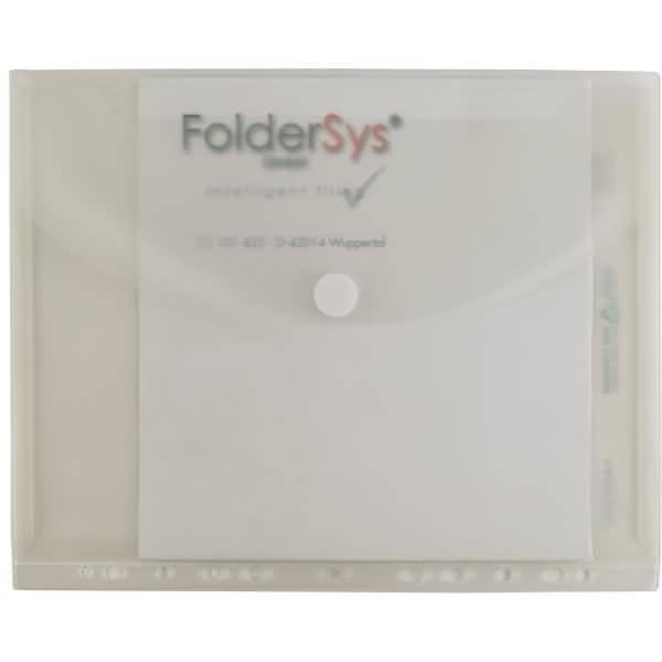 Sichttasche Dehnfalte Abheftrand A4 transparent klar Recycling-PP