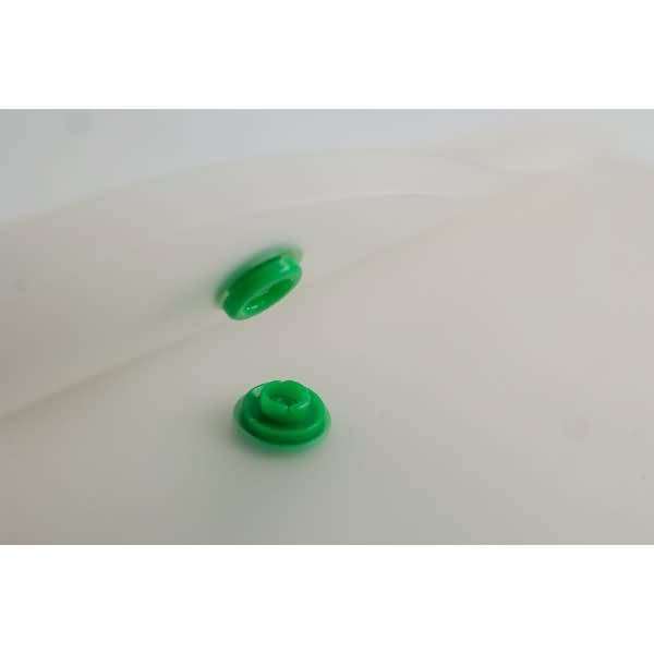 Sichttasche A4 Druckknopf transparent farblos Recycling-PP