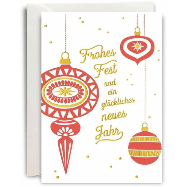 Grußkarte MP-Yay-Weihnachten B6 hoch doppelt Letterpress Christbaum-Kugeln