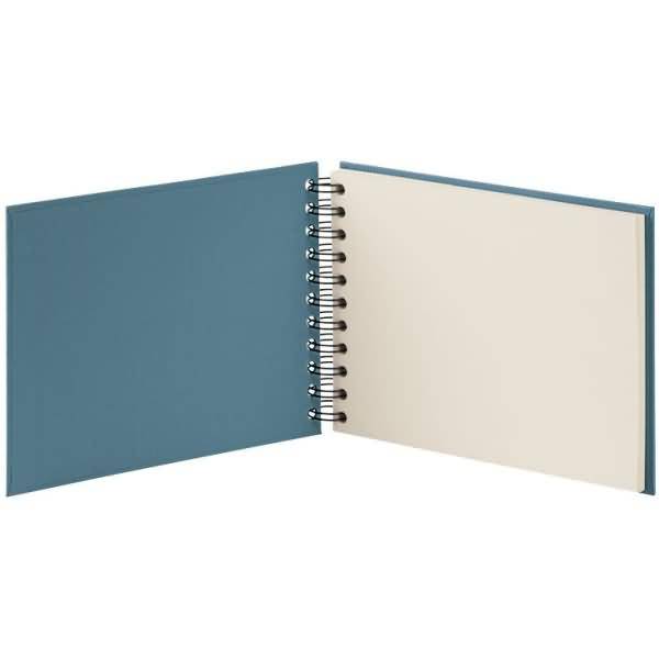 Fotoalbum Wire-O 40 Seiten 195x145mm denim/offwhite