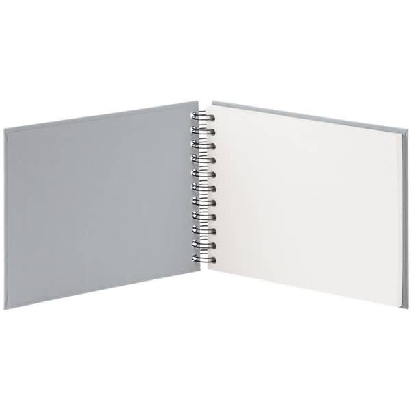 Fotoalbum Wire-O 40 Seiten 195x145mm Stone/offwhite