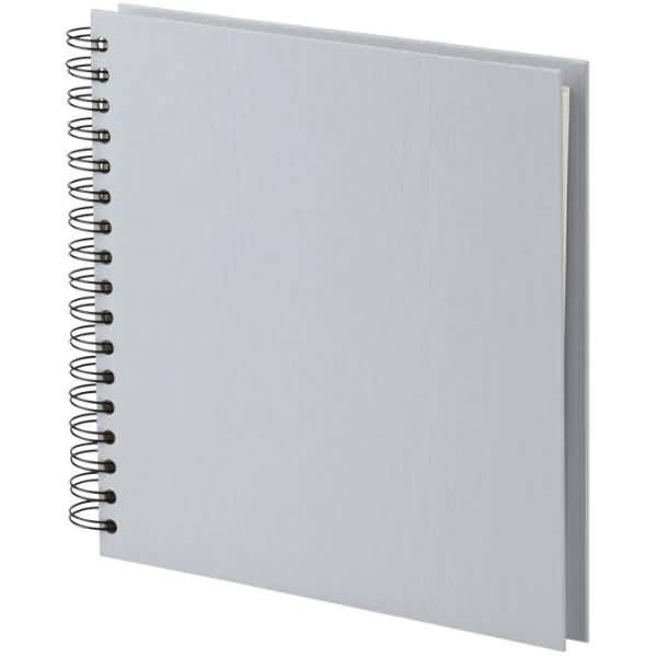 Fotoalbum Wire-O 60 Seiten 230x230mm Stone/offwhite