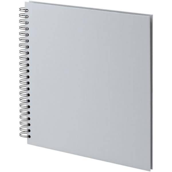 Fotoalbum Wire-O 60 Seiten 290x290mm Stone/schwarz