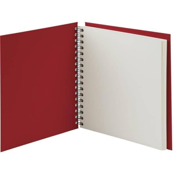 Fotoalbum Whire-O 60 Seiten 230x230mm rot/offwhite