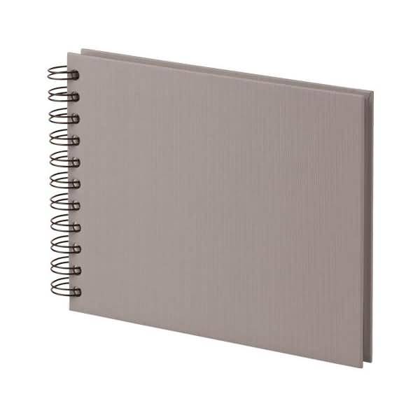 Fotoalbum Whire-O 40 Seiten 195x145mm taupe/offwhite