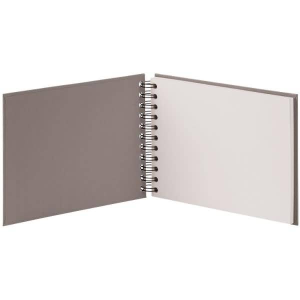 Fotoalbum Whire-O 40 Seiten 195x145mm taupe/offwhite