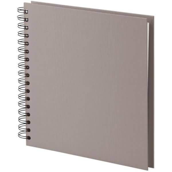 Fotoalbum Whire-O 60 Seiten 230x230mm taupe/offwhite