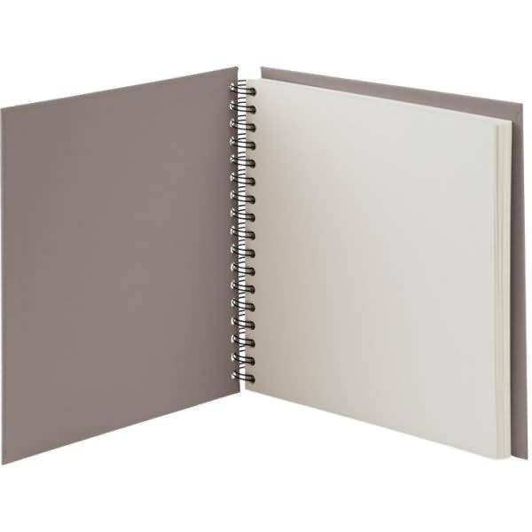 Fotoalbum Whire-O 60 Seiten 230x230mm taupe/offwhite