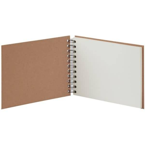 Fotoalbum Whire-O 40 Seiten 195x145mm kraft/offwhite