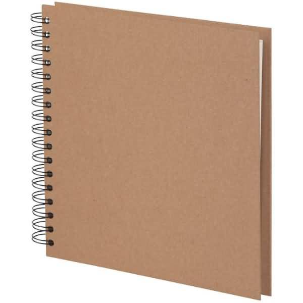 Fotoalbum Whire-O 60 Seiten 230x230mm kraft/offwhite