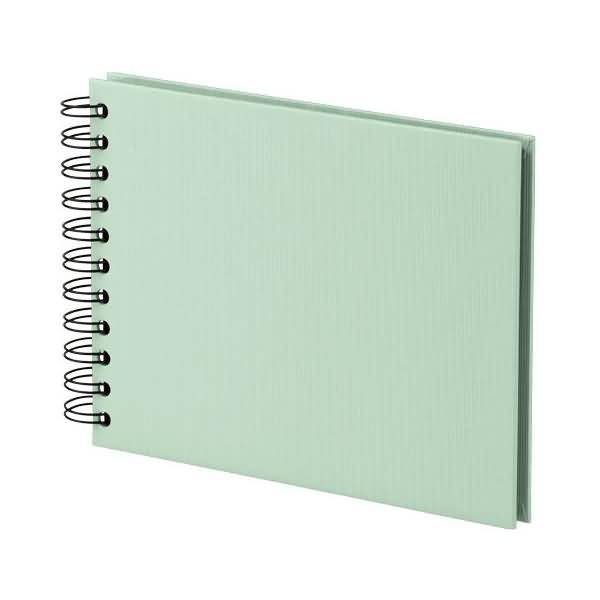 Fotoalbum Whire-O 40 Seiten 195x145mm mint/schwarz