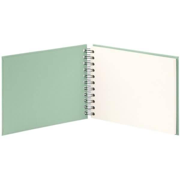 Fotoalbum Whire-O 40 Seiten 195x145mm mint/offwhite