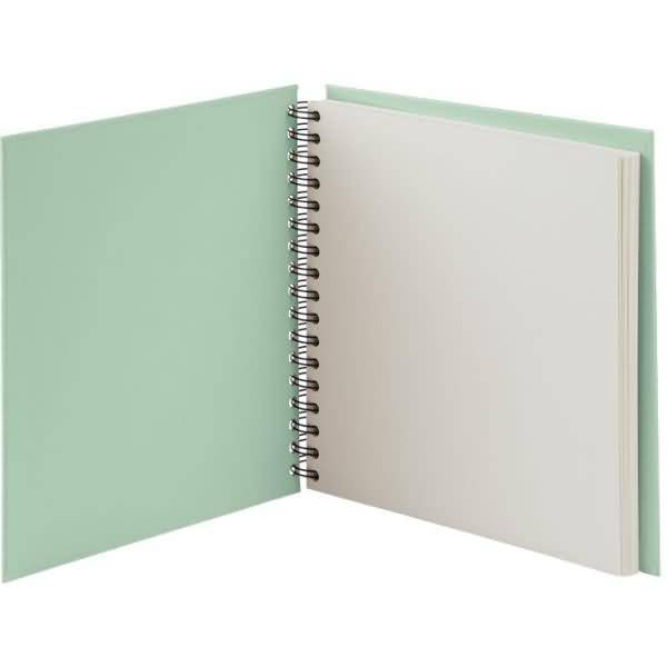 Fotoalbum Whire-O 60 Seiten 230x230mm mint/offwhite