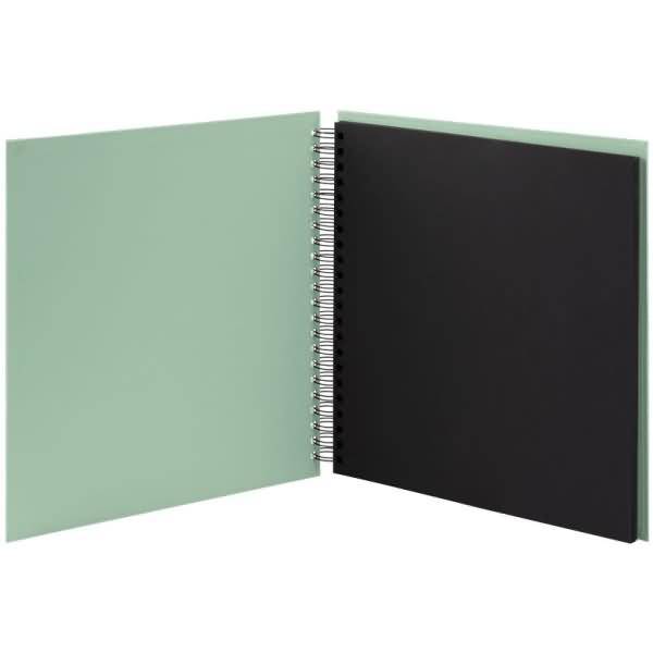 Fotoalbum Whire-O 60 Seiten 290x290mm mint/schwarz