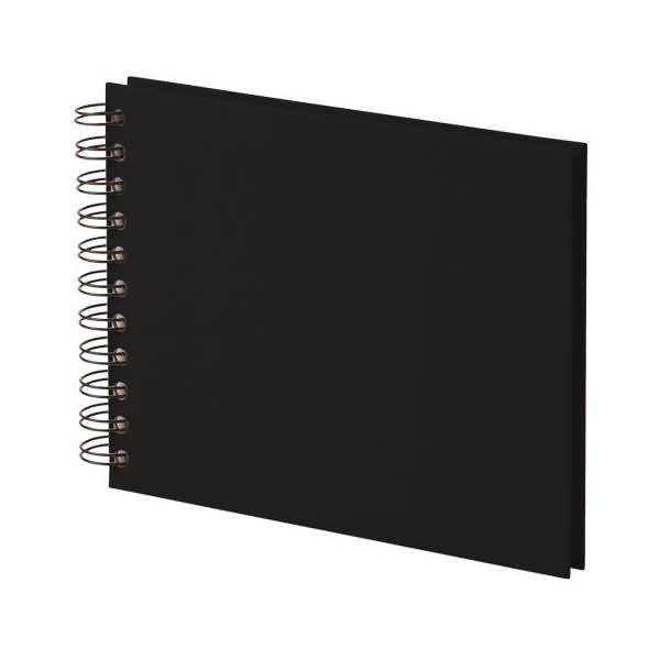 Fotoalbum Whire-O 40 Seiten 195x145mm schwarz/offwhite