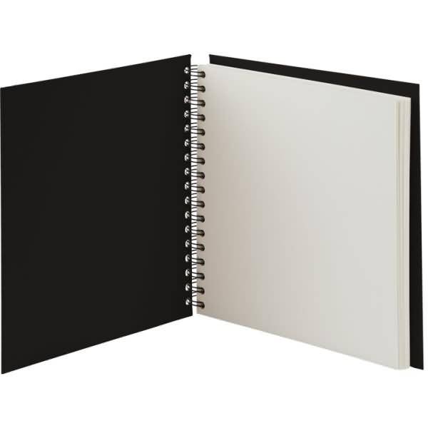 Fotoalbum Whire-O 60 Seiten 230x230mm schwarz/offwhite