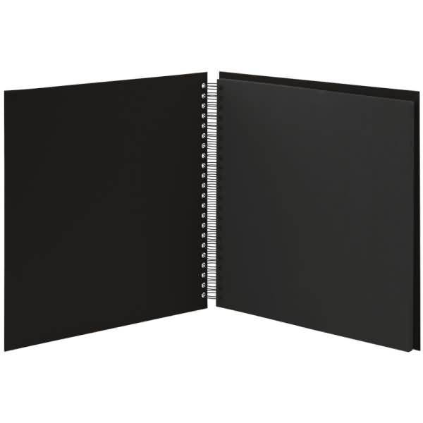 Fotoalbum Whire-O 60 Seiten 290x290mm schwarz/schwarz