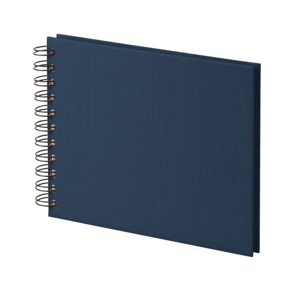 Fotoalbum Whire-O 40 Seiten 195x145mm navy/offwhite