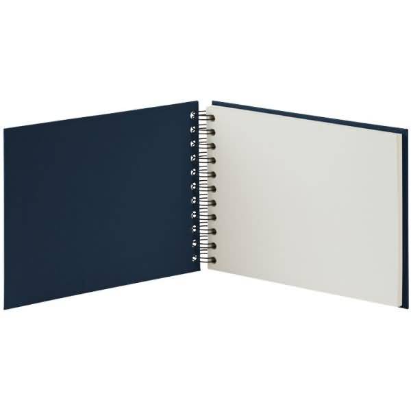 Fotoalbum Whire-O 40 Seiten 195x145mm navy/offwhite