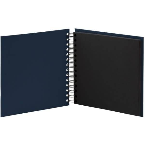 Fotoalbum Whire-O 60 Seiten 180x180mm espresso/schwarz