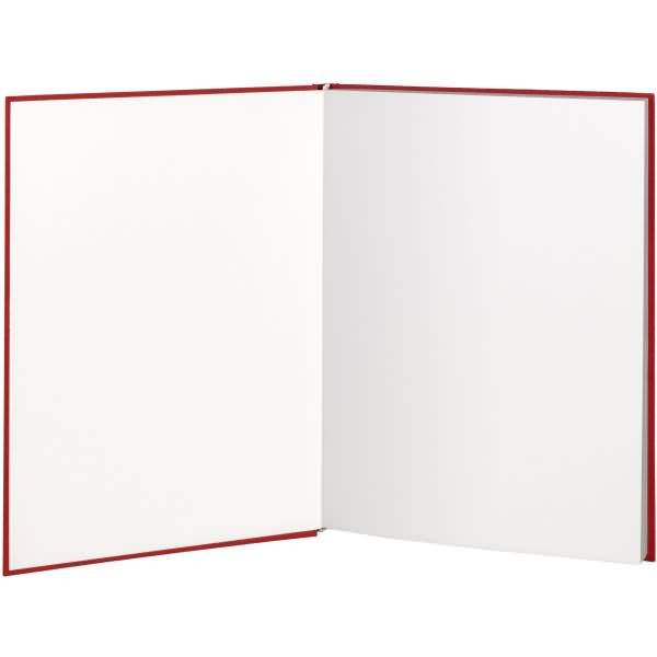 Notizbuch gebunden A4 96 Blatt rot