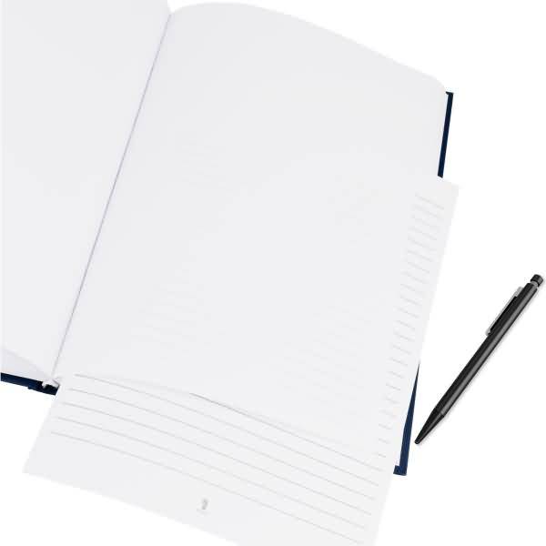 Notizbuch gebunden A4 96 Blatt Navy