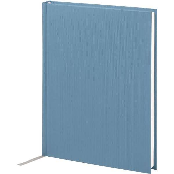 Notizbuch gebunden A5 96 Blatt dotted grid offwhite denim