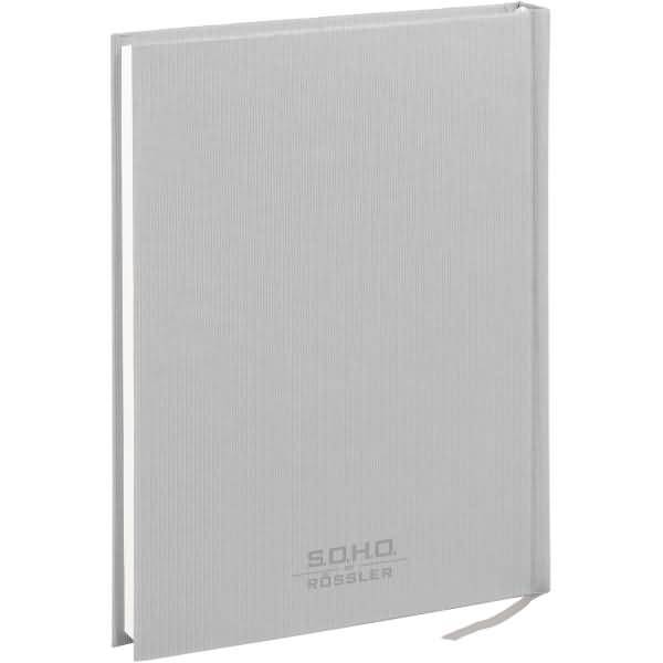 Notizbuch gebunden A5 96 Blatt dotted grid offwhite stone