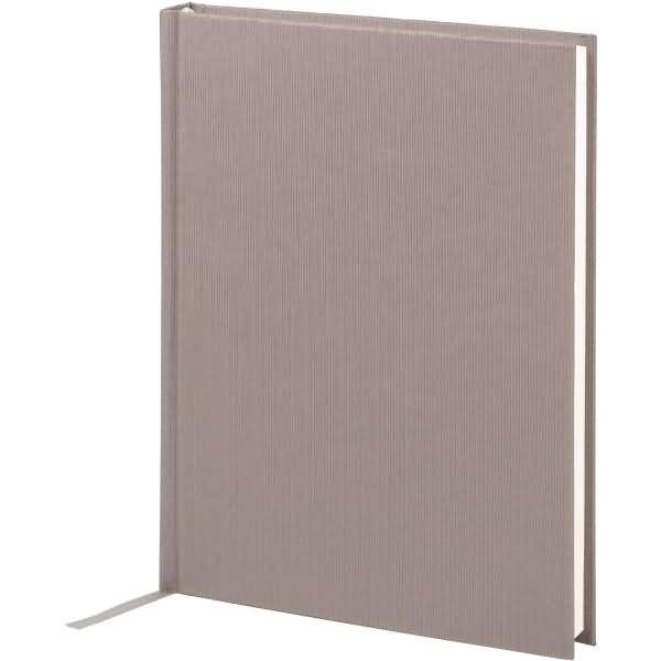 Notizbuch gebunden A5 96 Blatt dotted grid offwhite taupe