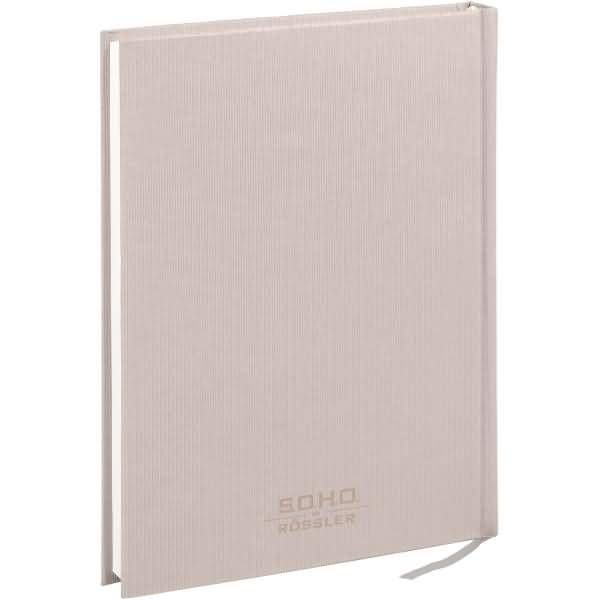 Notizbuch gebunden A5,96 Blatt dotted grid offwhite Powder