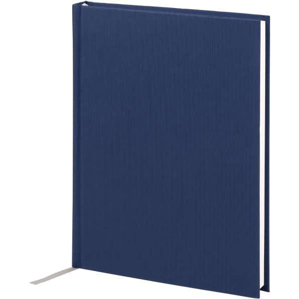 Notizbuch gebunden A5 96 Blatt dotted grid offwhite Navy