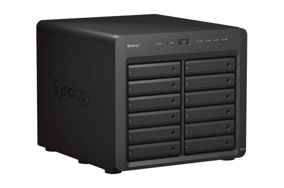 Synology DS2422+, Network Attached Storage, 12-Bay, Hotswap, ohne HDD, 4x GBit LAN, 2x USB 3.2