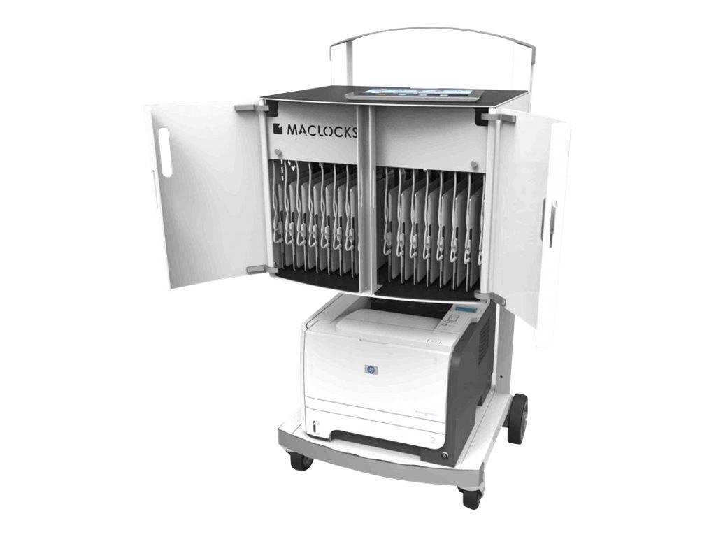 Compulocks CartiPad Uno Tablet / Laptop Charging Rolling Cart 16 Devices EU Power Plug - Wagen (nur Laden)