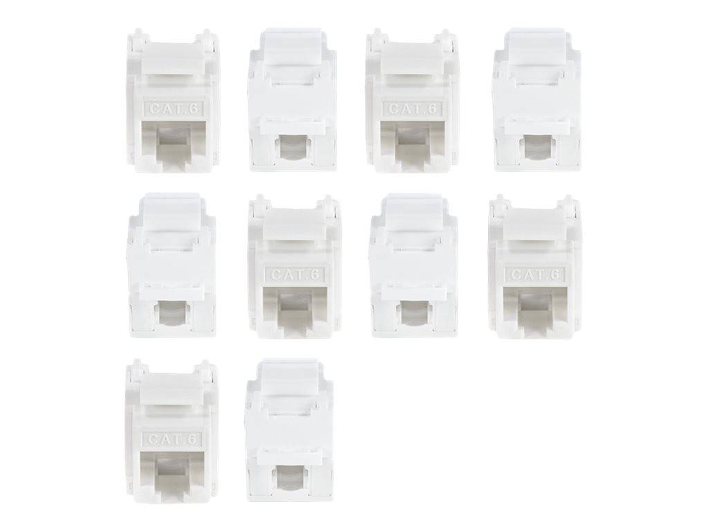 NK4056 - Keystone RJ45 Buchse > LSA Cat.6, UTP, 10 Stück