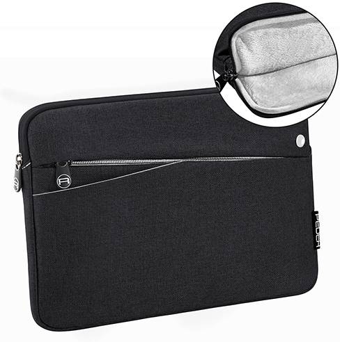 PEDEA Fashion - Tasche für Tablet - Nylon - Schwarz - 12.9" - für Apple 12.9-inch iPad Pro (1. Generation, 2. Generation)