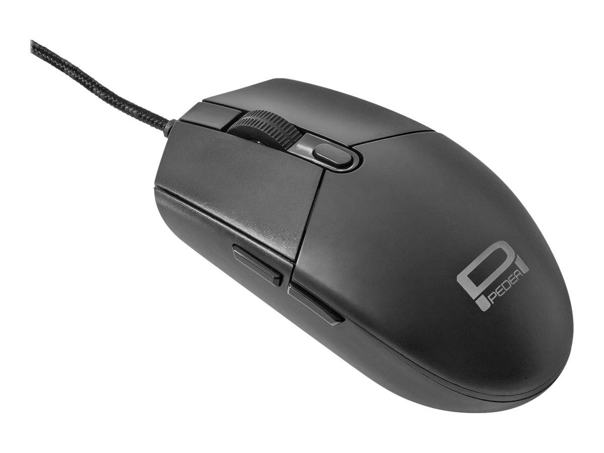 PEDEA FirstOne - Maus - optisch - 5 Tasten - kabelgebunden