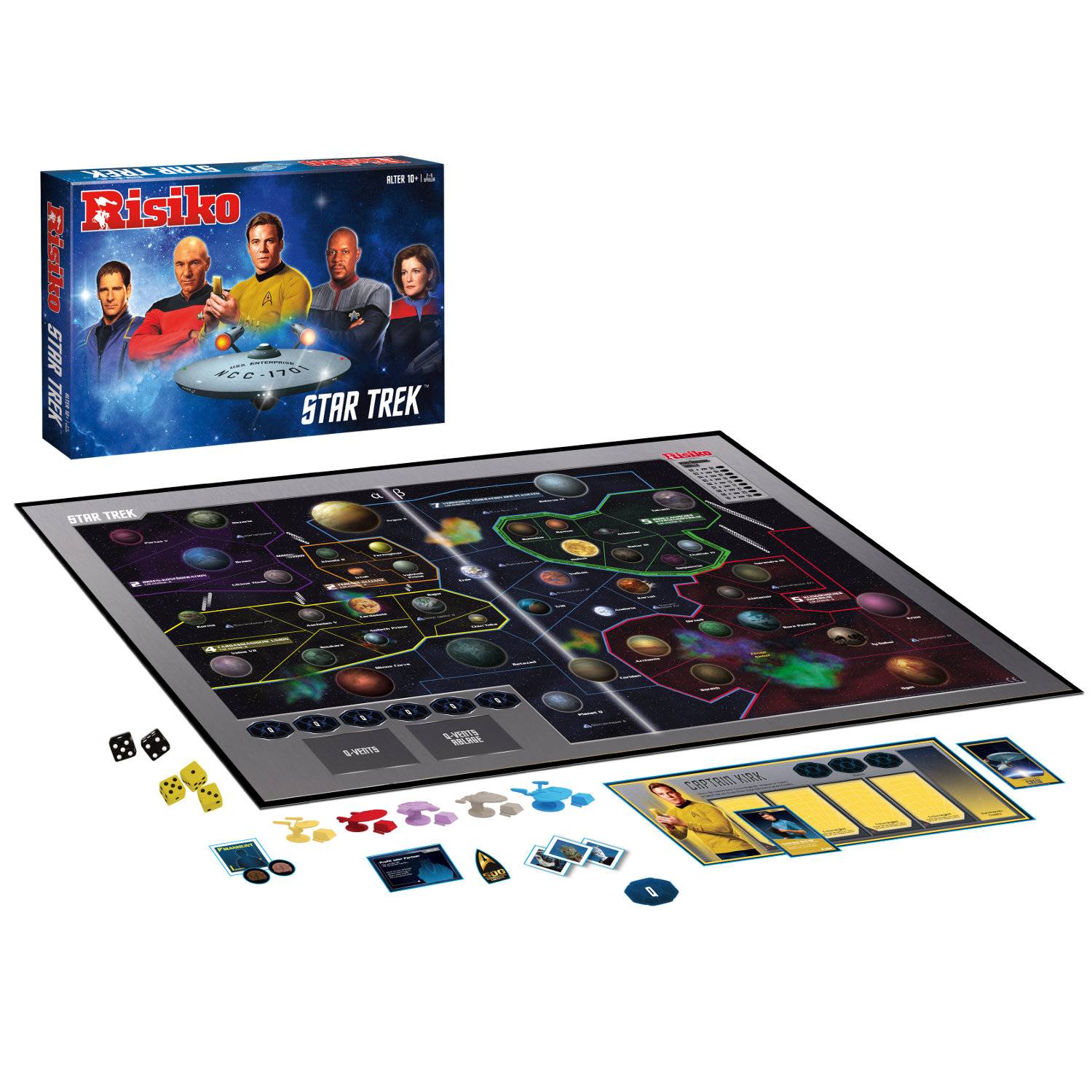 Risiko Star Trek Strategie Spiel Gesellschaftsspiel Brettspiel - streng limitiert - deutsch