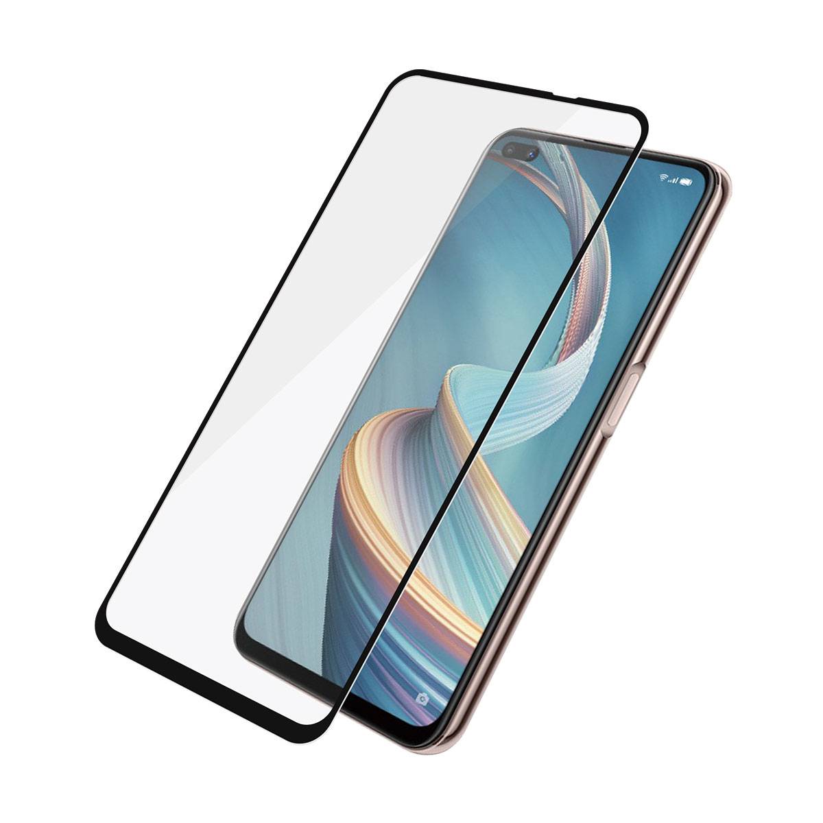 PanzerGlass Oppo Reno4 Z 5G CF Curved Edges, black