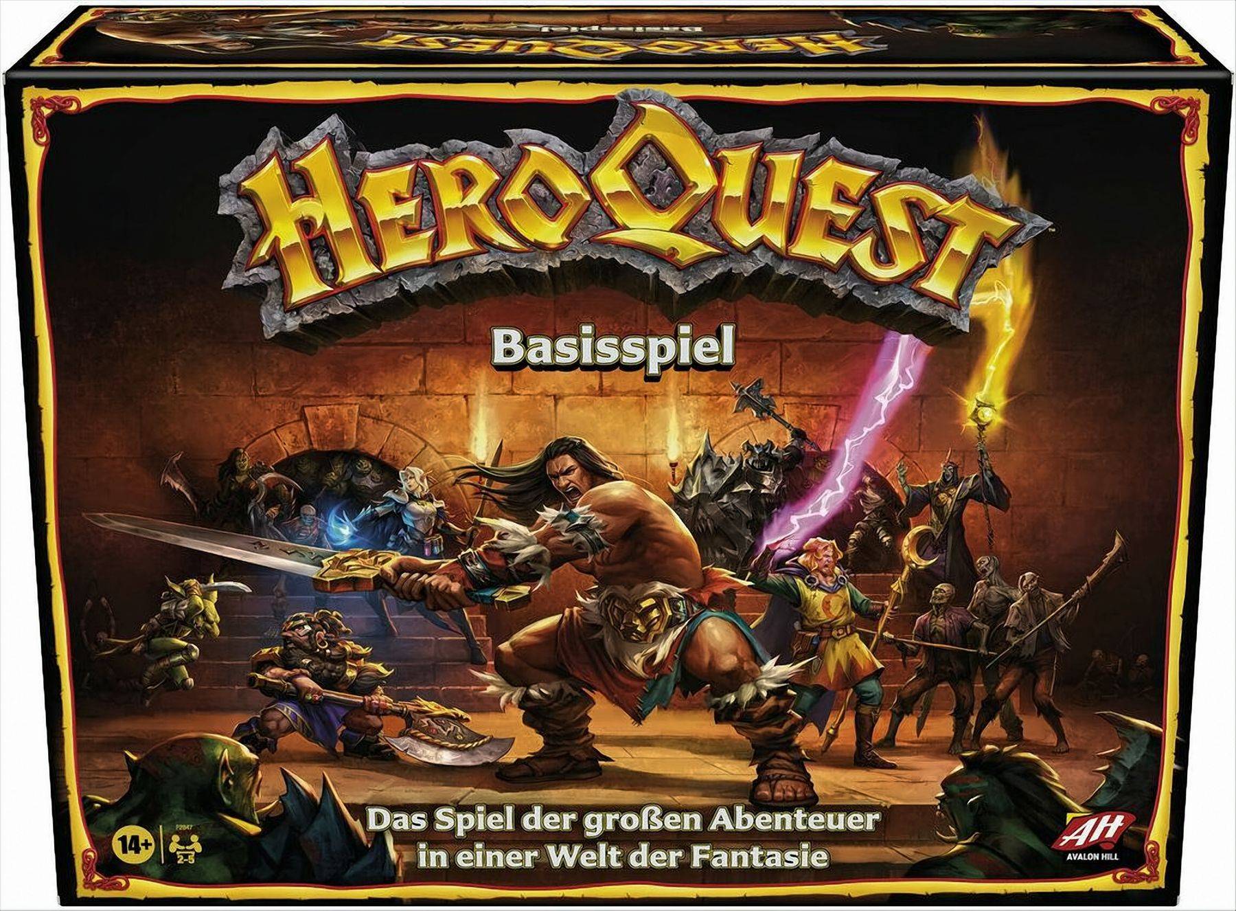 Hasbro - HeroQuest - Avalon Hill Basisspiel Neu & OVP