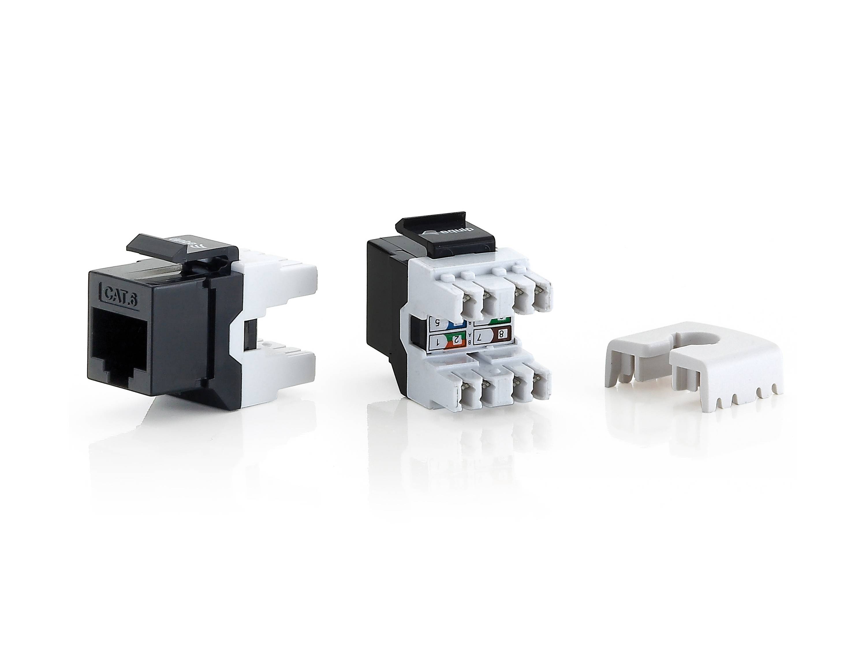 Equip Keystone Jack ungeschirmt Cat6 LSA 8Stk sw