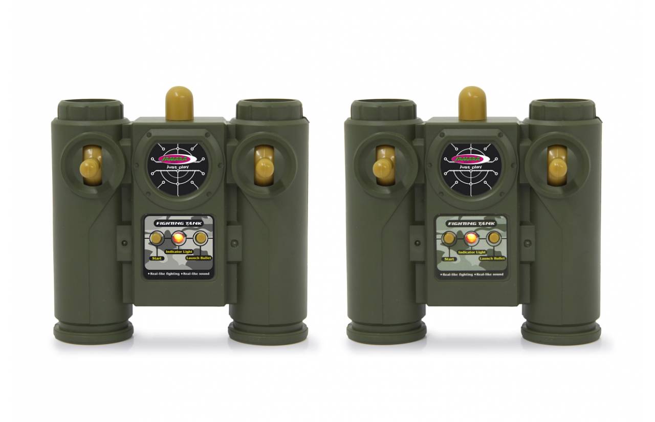 Jamara Panzer Tiger Battle Set 1:28 2.4GHz, Funkgesteuerter (RC) Panzer, Elektromotor, 1:28, Betriebsbereit (RTR), Grün, Grau, Junge