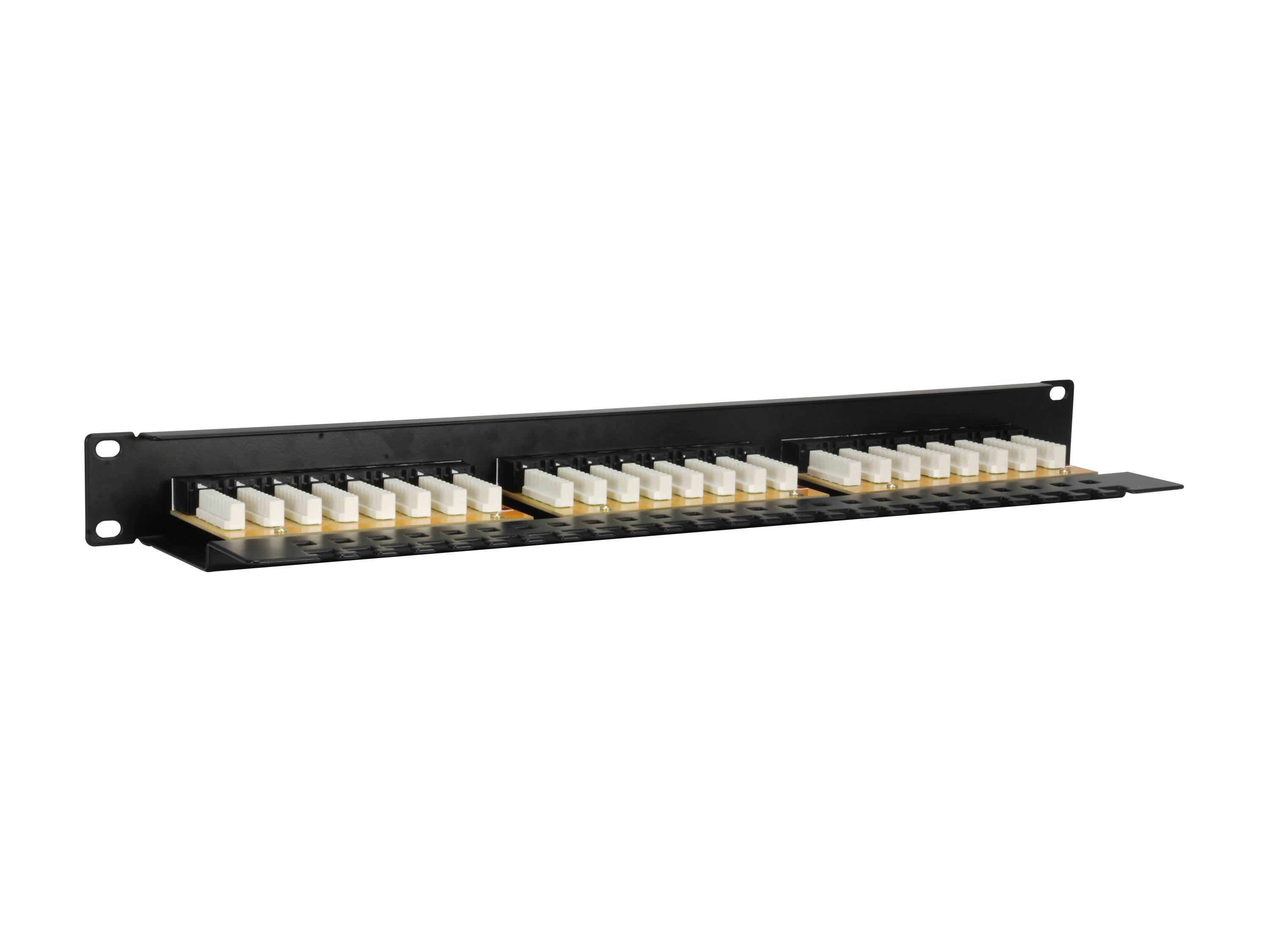 equip Pro - Patch Panel - RJ-45 X 24 - Schwarz - 1U - 48.3 cm (19")