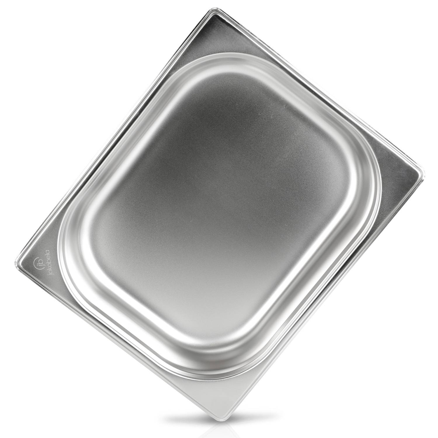 jokobela GN-Behälter 1/2 65 mm aus Edelstahl (4 L Fassungsvermögen) Maße: 325x265×65 mm Gastronormbehälter (0,6 mm Dick)