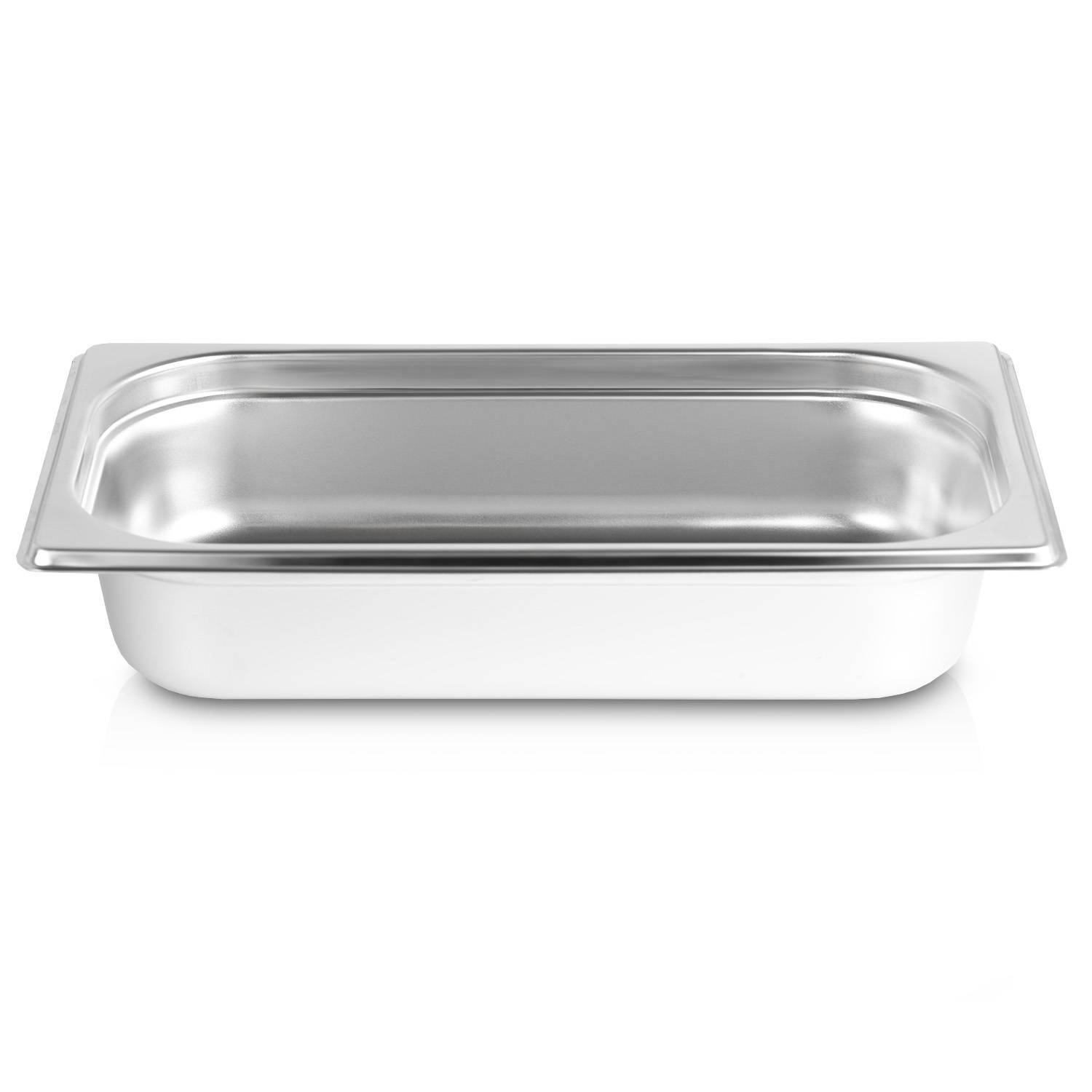jokobela GN-Behälter 1/3 65 mm aus Edelstahl (2,5L Fassungsvermögen) Maße: 325x176x65 mm Gastronormbehälter 0,6 mm dick