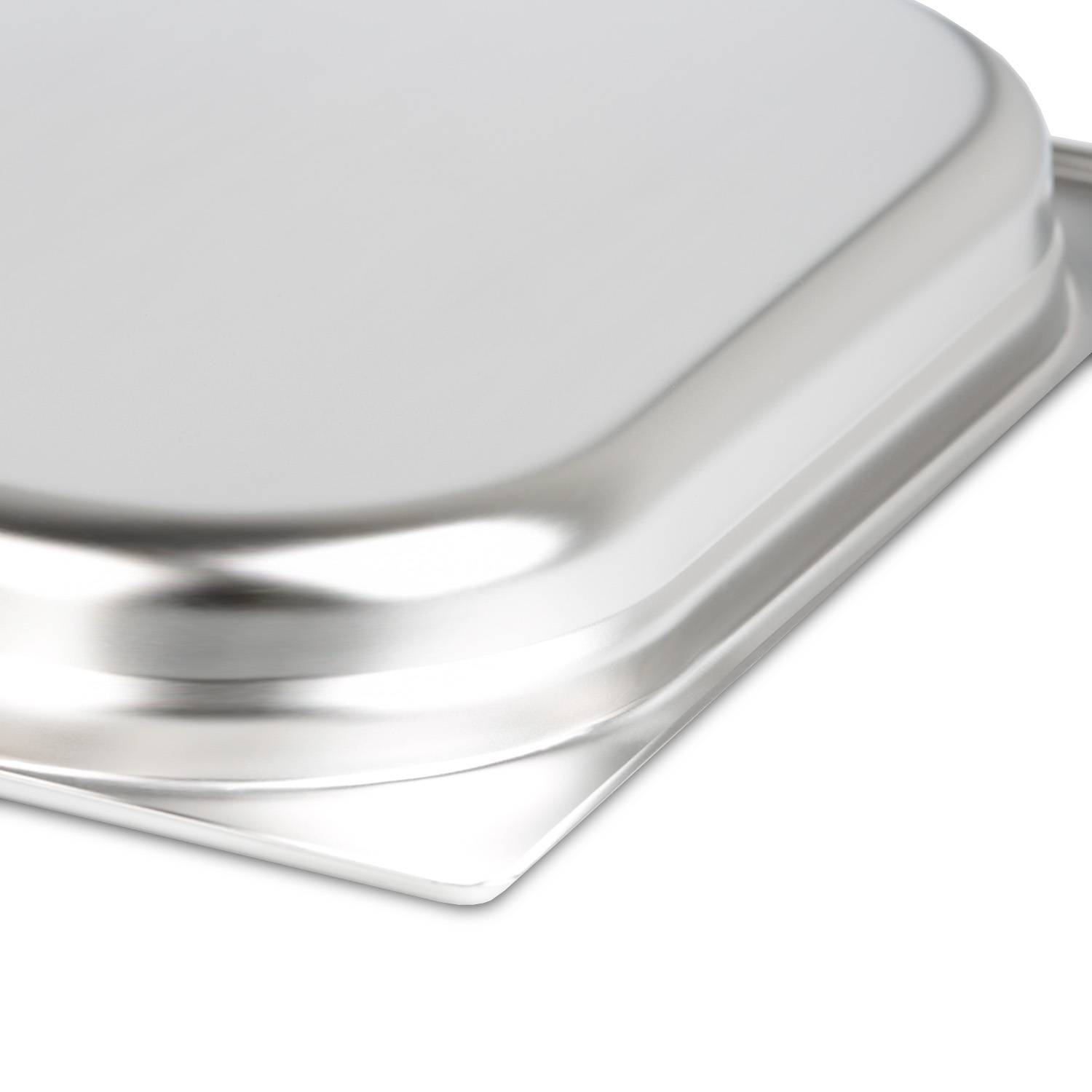 jokobela GN-Behälter 2/3 40 mm aus Edelstahl (3L Fassungsvermögen) 353 x 325 x 40 mm - Gastronormbehälter (0,6 mm dick)