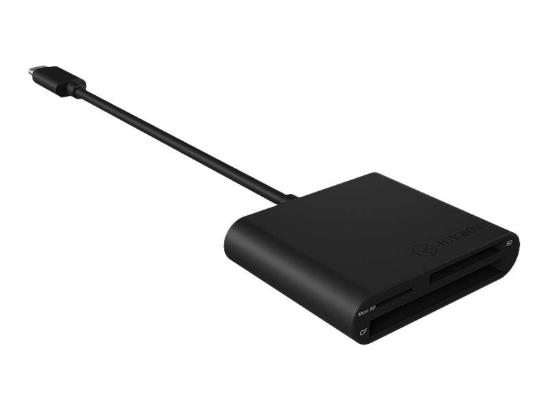 ICY BOX IB-CR301-C3 - Kartenleser (SD, CF, SDHC, microSDHC, SDXC, microSDXC, SDXC UHS-I, microSDXC UHS-I)