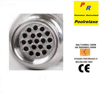 Edelstahlwärmetauscher 105 KW Typ A