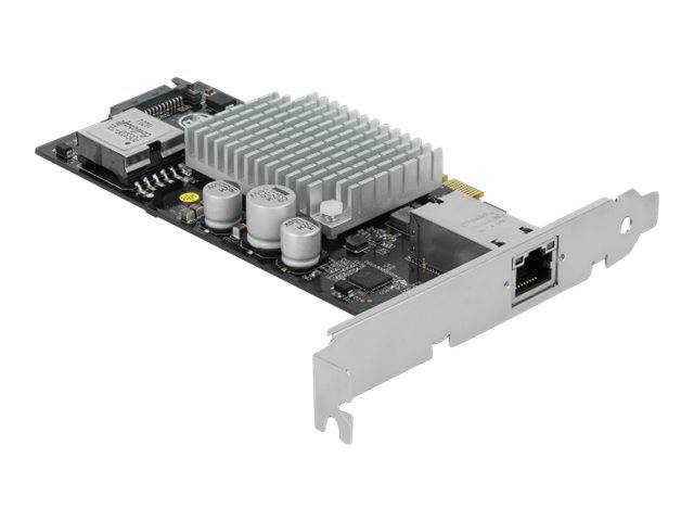 DeLOCK PCI Express Card to 1 x 10GBase-T LAN PoE+ RJ45 - Netzwerkadapter - PCIe 3.0 x4 - 10Gb Ethernet (PoE+)